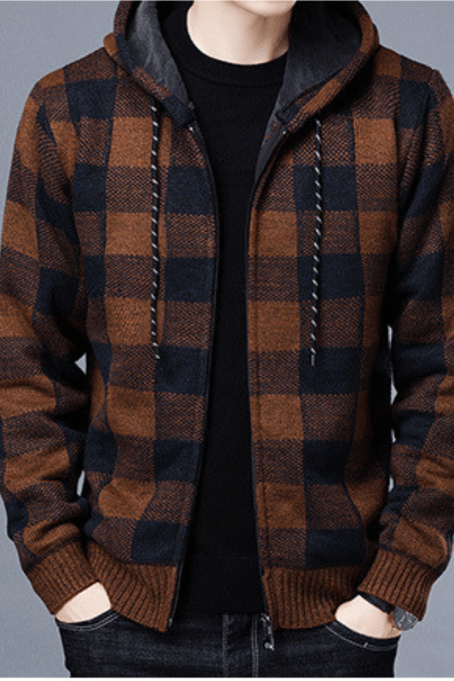 James Scott Checkered Casual Jacket - Infinityloyal