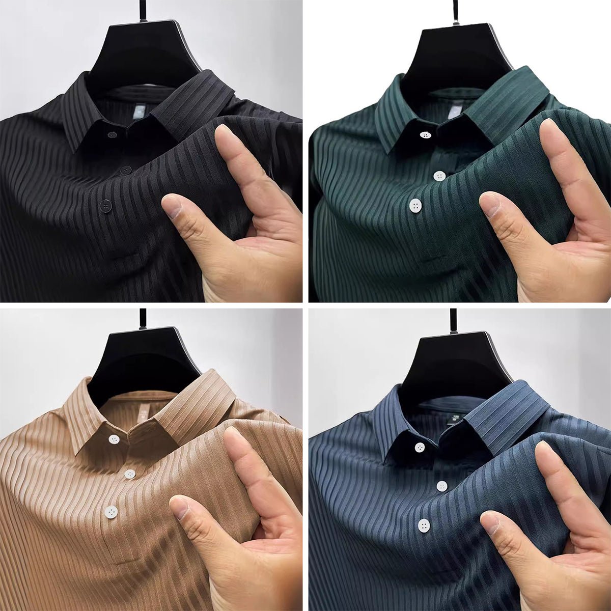 L’Allure Rayée Polo T-shirt by Ben Smith - Infinityloyal