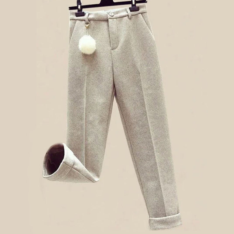 Women's 3-Piece Set with Jacket, Sweater and Winter Pencil Pants