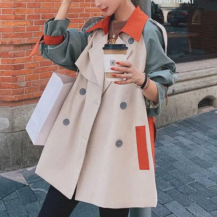 Adeline Accent Trench Coat - Infinityloyal