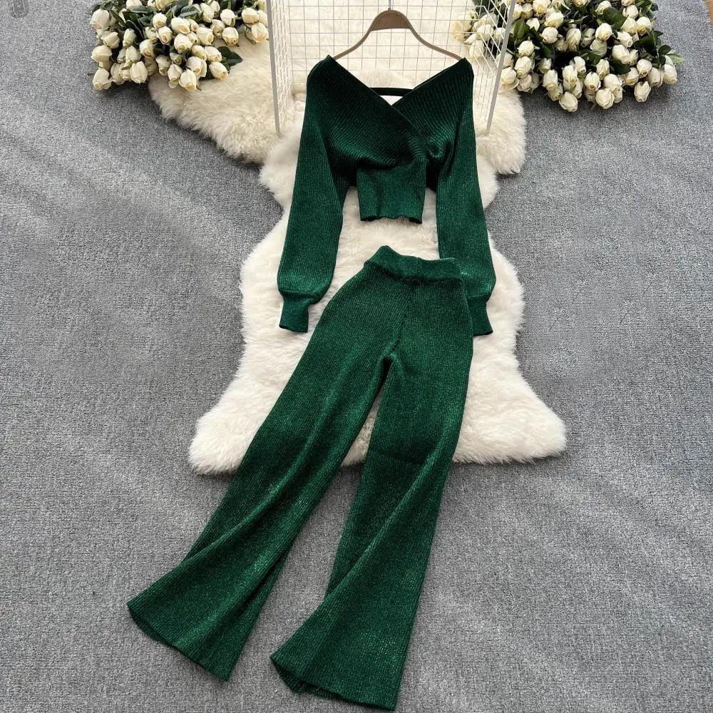 Adeline Graceful Knitted Duo Set - Infinityloyal