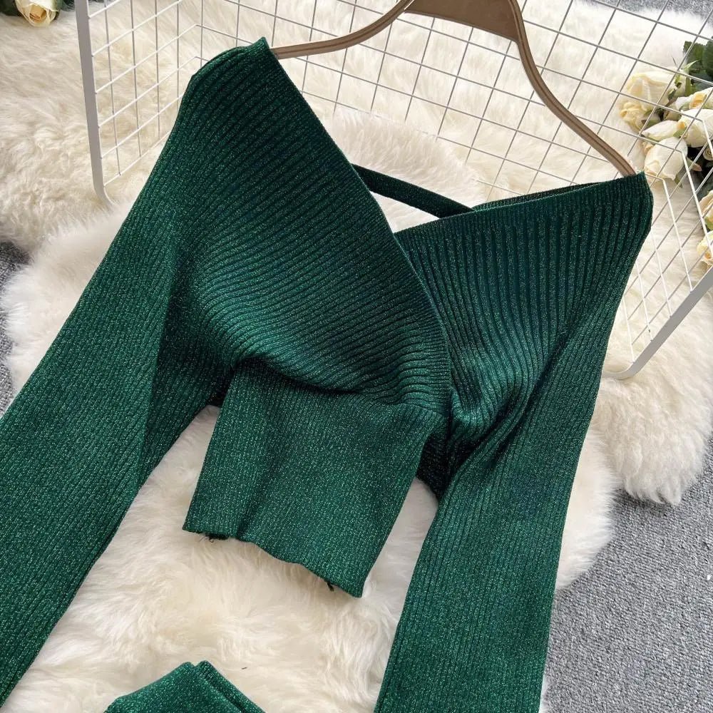 Adeline Graceful Knitted Duo Set - Infinityloyal