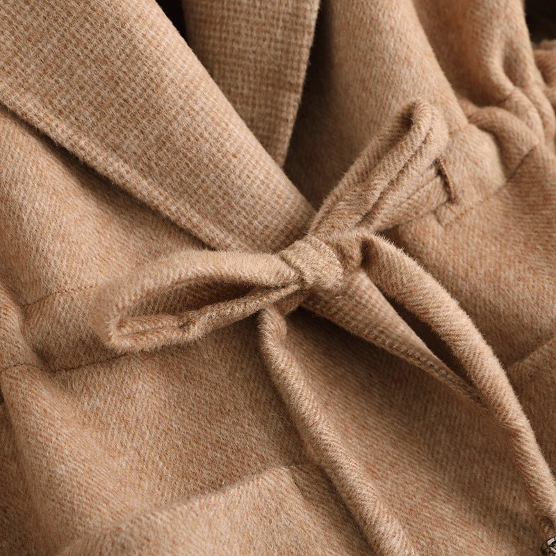 Adeline Herringbone Wool Coat - Infinityloyal