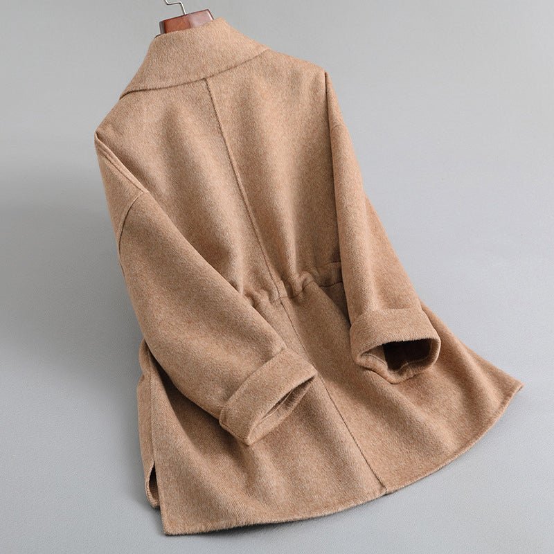 Adeline Herringbone Wool Coat - Infinityloyal
