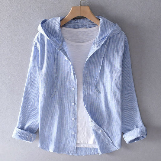 Adeline Sunrise Dream Linen Shirt - Infinityloyal