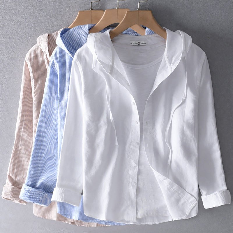 Adeline Sunrise Dream Linen Shirt - Infinityloyal