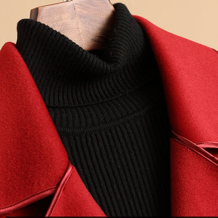 Amelie Fleur Cashmere Touch Trench Coat - Infinityloyal