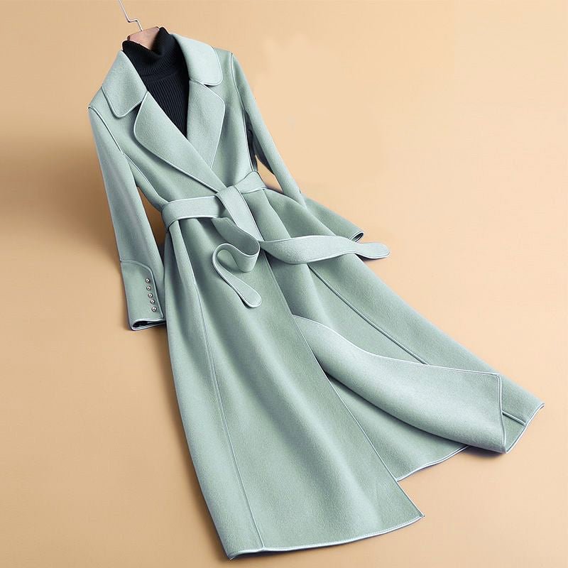 Amelie Fleur Cashmere Touch Trench Coat - Infinityloyal