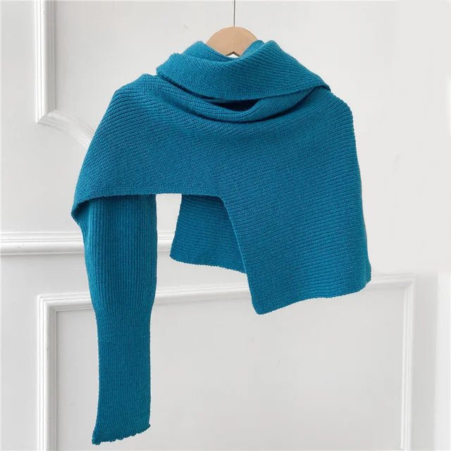 Amelie Fleur Cozy Knit Scarf - Infinityloyal