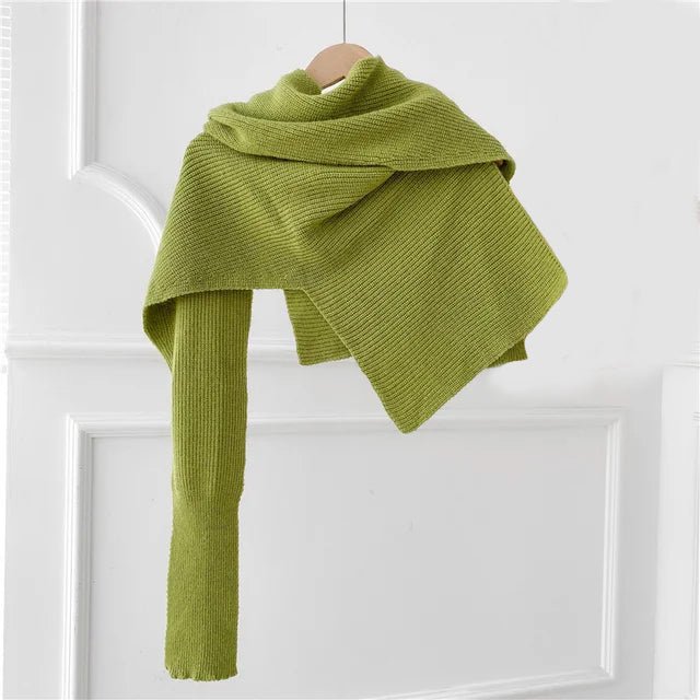 Amelie Fleur Cozy Knit Scarf - Infinityloyal