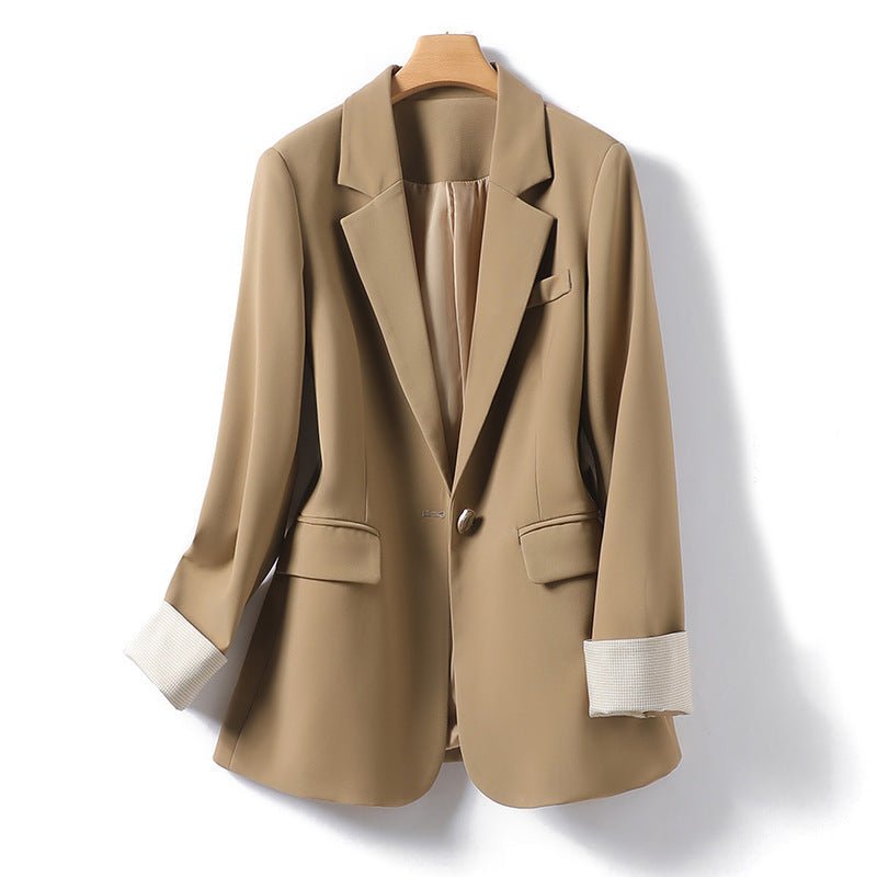 Amelie Fleur Sand Dune Blazer - Infinityloyal