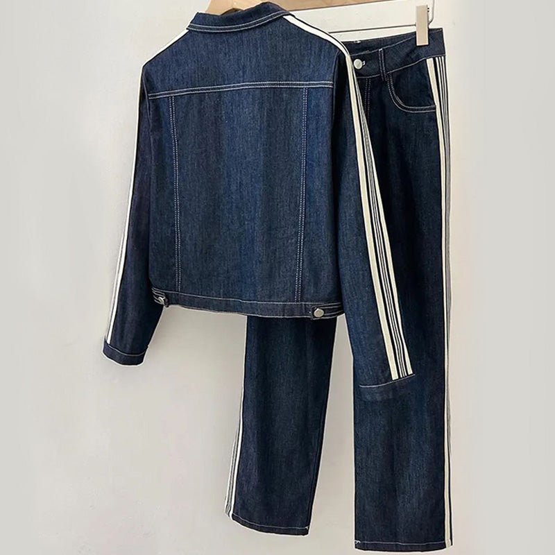 Aria Storm Urban Chic Denim Set - Infinityloyal