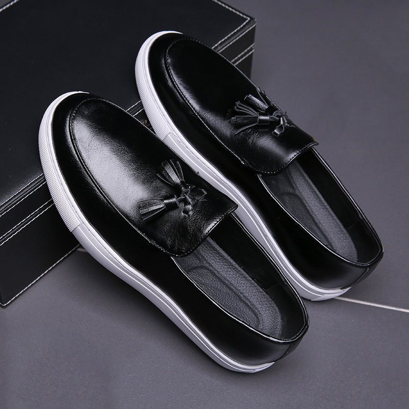 Bari Leather Loafers - Infinityloyal