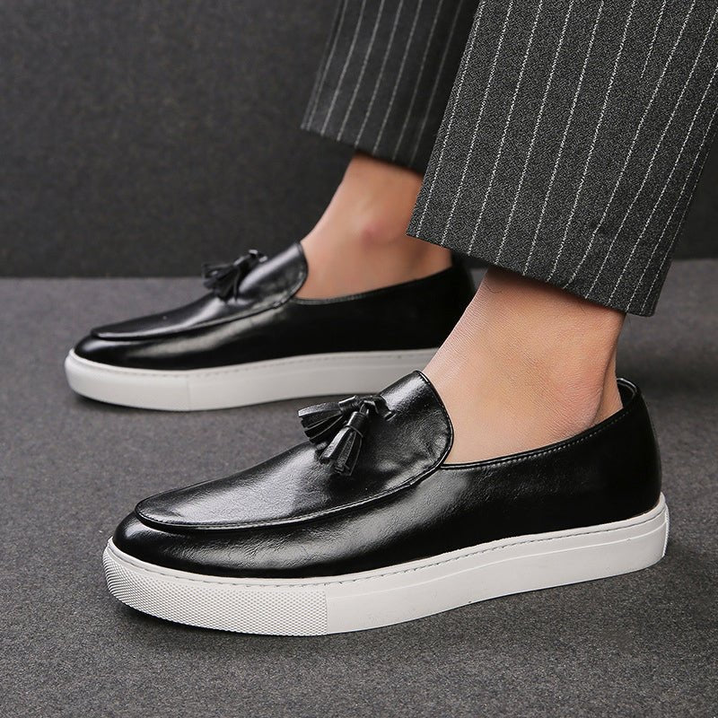Bari Leather Loafers - Infinityloyal