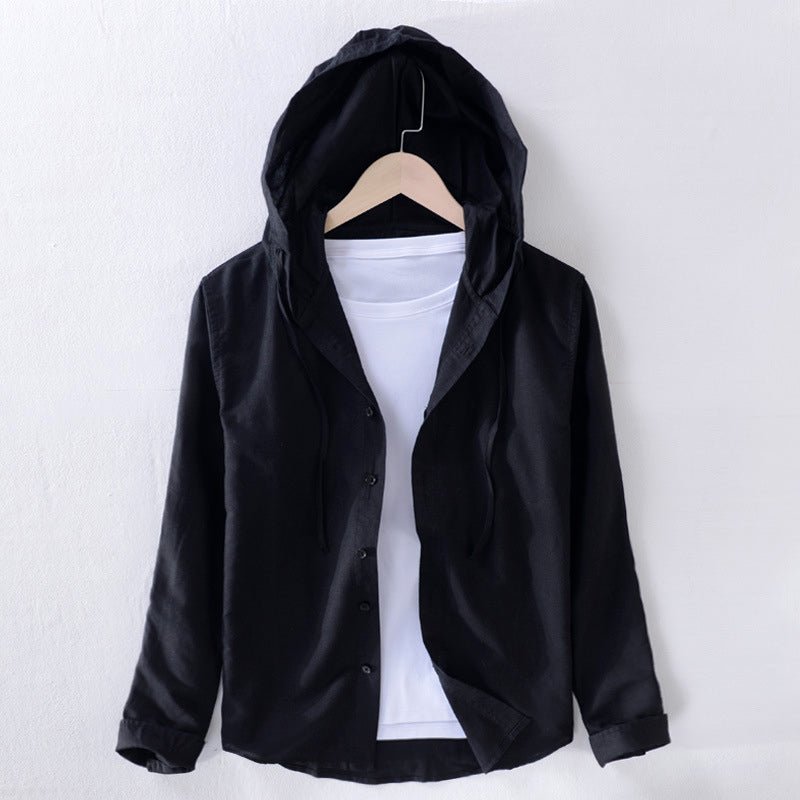 Beach Promenade Breezy Linen Hoodie - Infinityloyal