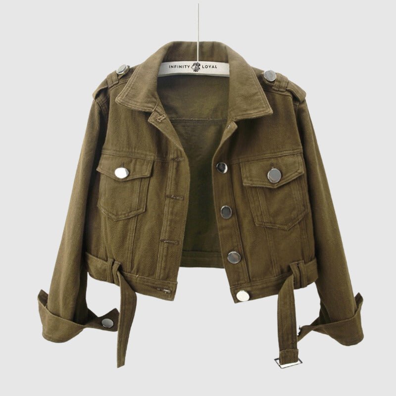Belinda Contemporary Denim Jacket - Infinityloyal