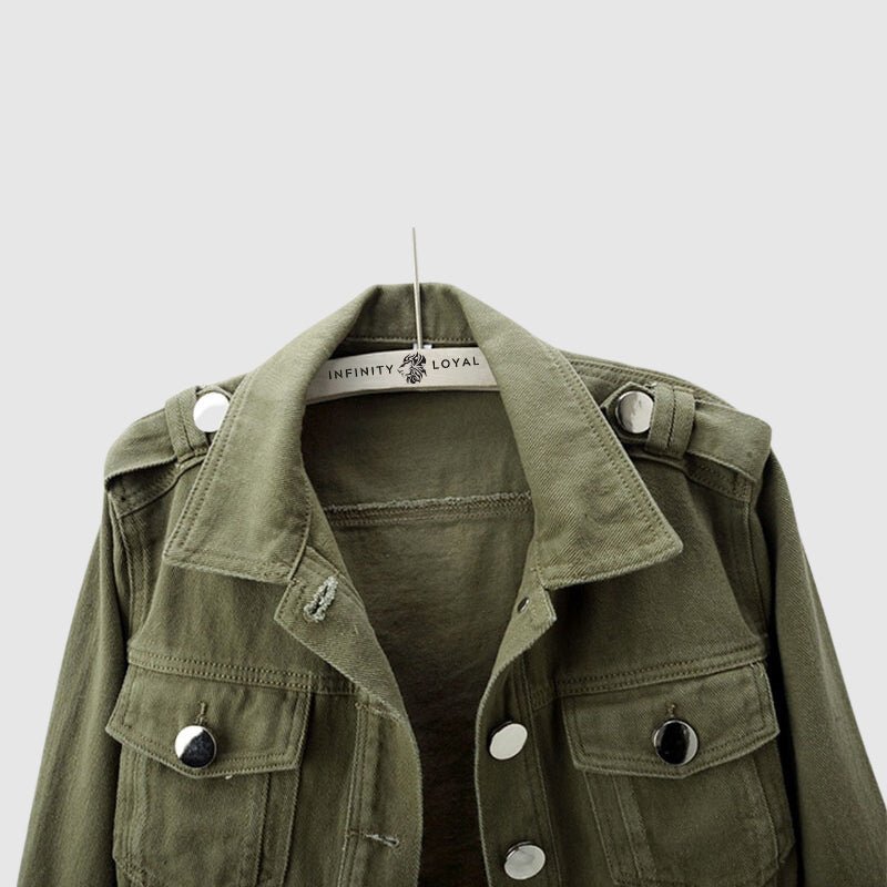 Belinda Contemporary Denim Jacket - Infinityloyal
