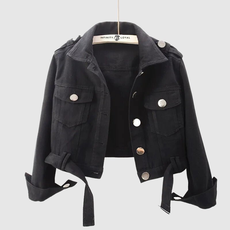 Belinda Contemporary Denim Jacket - Infinityloyal
