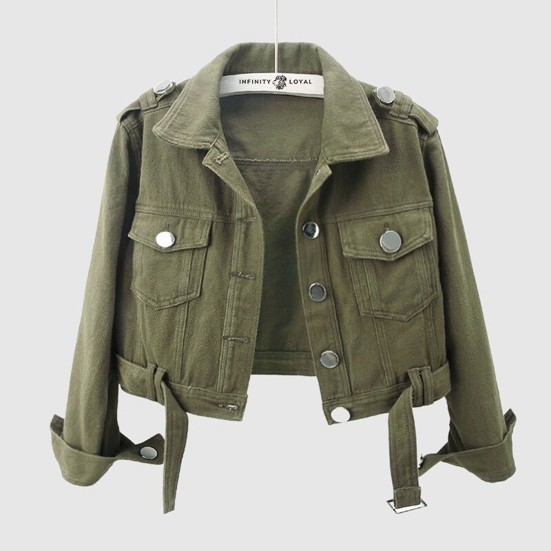 Belinda Contemporary Denim Jacket - Infinityloyal