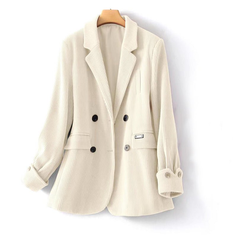 Bella Adeline Corduroy Elegance Blazer - Infinityloyal