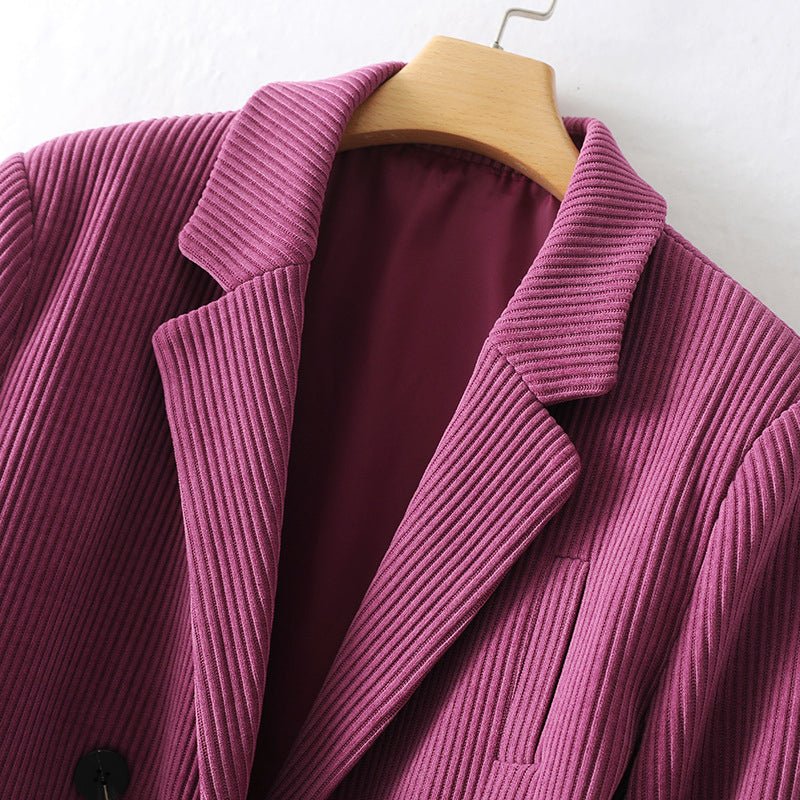 Bella Adeline Corduroy Elegance Blazer - Infinityloyal