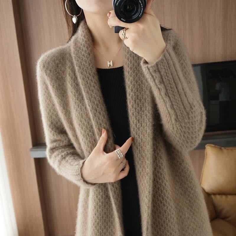 Bella Snuggly Knitted Long Cardigan - Infinityloyal