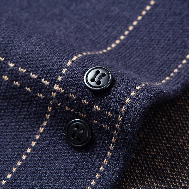 Ben Smith Elegant Pinstripe Cardigan - Infinityloyal
