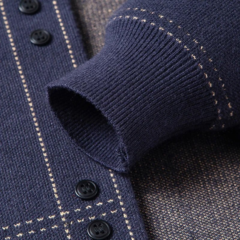 Ben Smith Elegant Pinstripe Cardigan - Infinityloyal