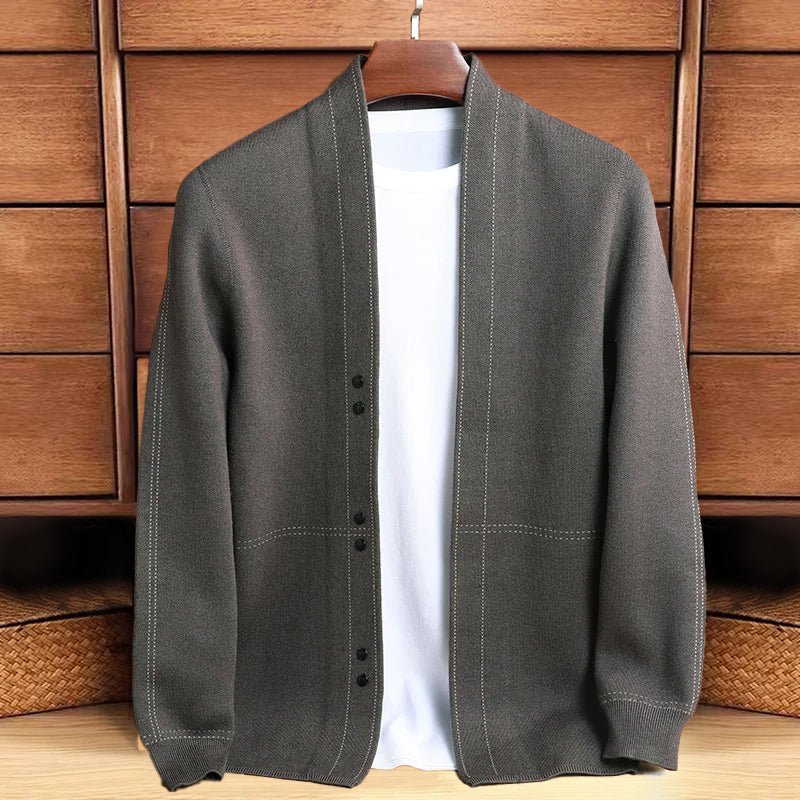 Ben Smith Elegant Pinstripe Cardigan - Infinityloyal
