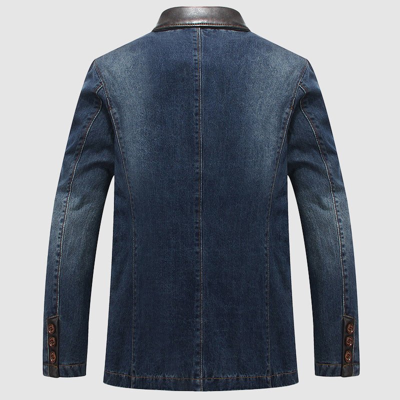 Ben Smith Patchwork Denim Blazer - Infinityloyal