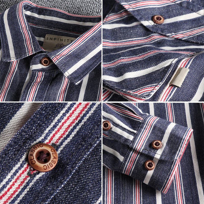 Ben Smith Rakish Striped Shirt - Infinityloyal