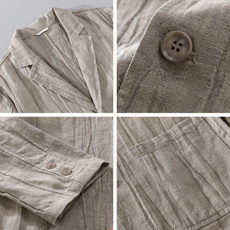 Ben Smith Summer Sky Linen Blazer - Infinityloyal