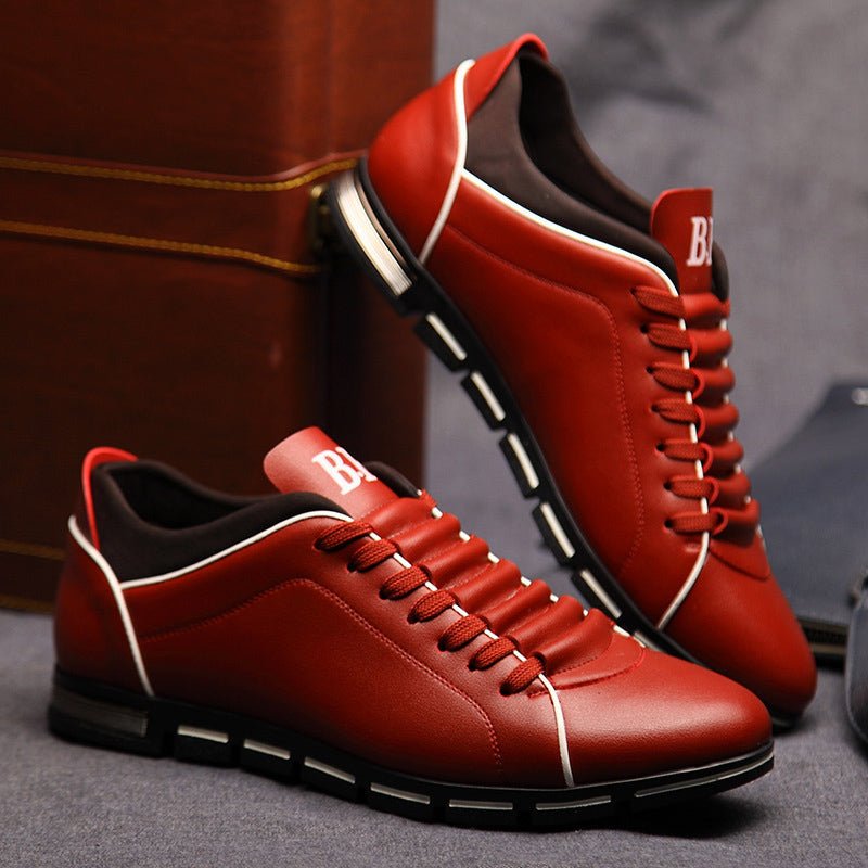 Brave Fusion Fine Leather Sneakers - Infinityloyal