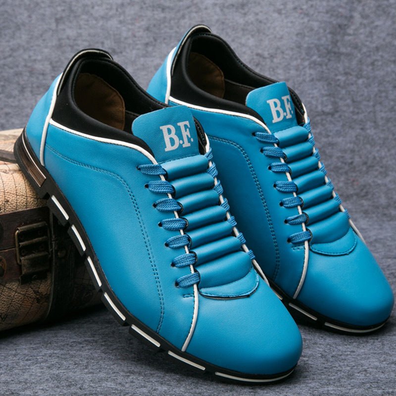 Brave Fusion Fine Leather Sneakers - Infinityloyal
