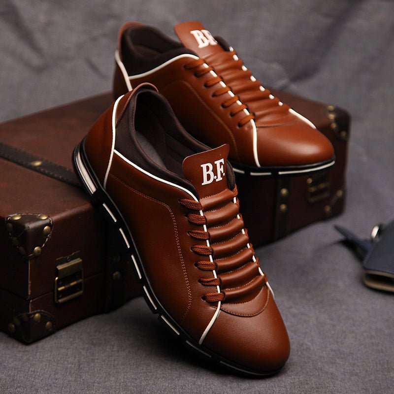 Brave Fusion Fine Leather Sneakers - Infinityloyal
