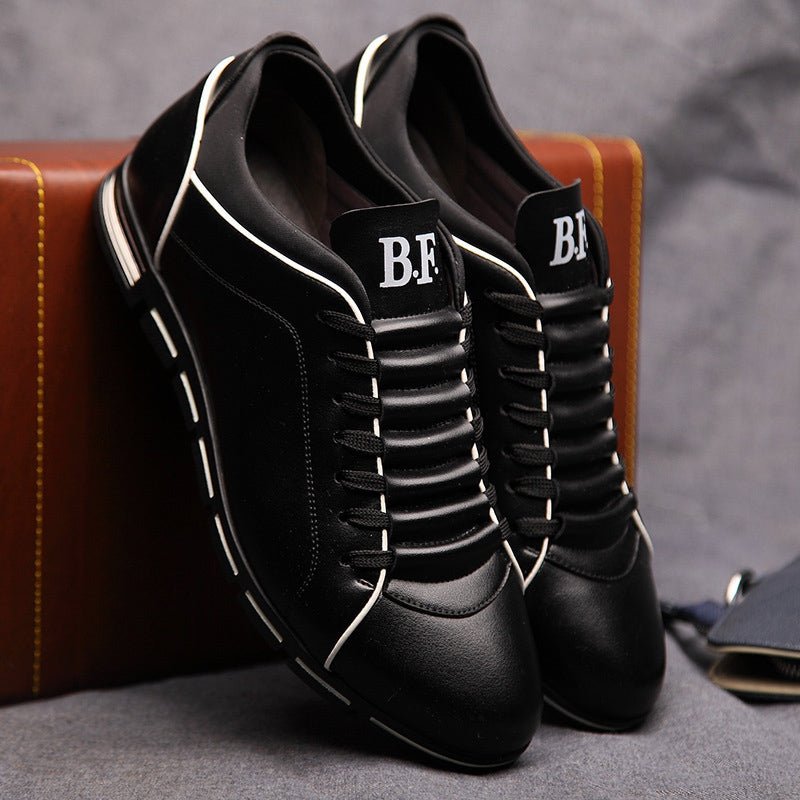 Brave Fusion Fine Leather Sneakers - Infinityloyal