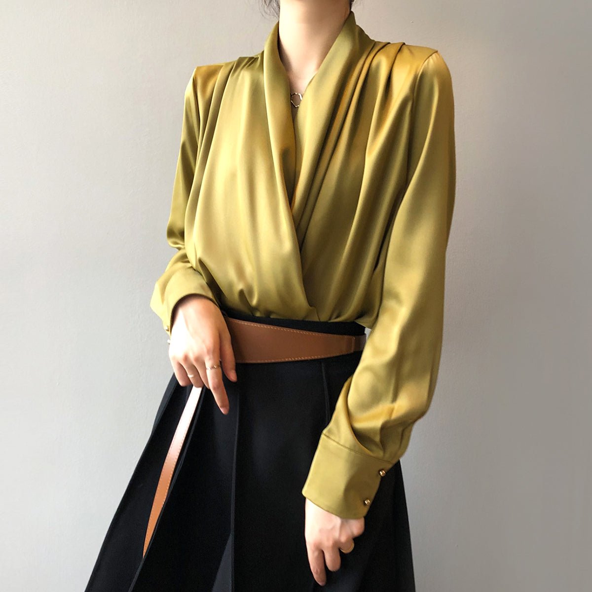 Chloe - Marie Satin Summer Blouse - Infinityloyal