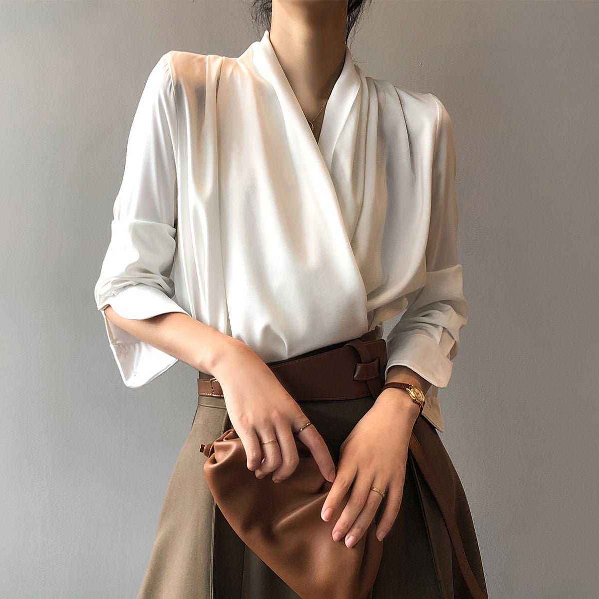 Chloe - Marie Satin Summer Blouse - Infinityloyal