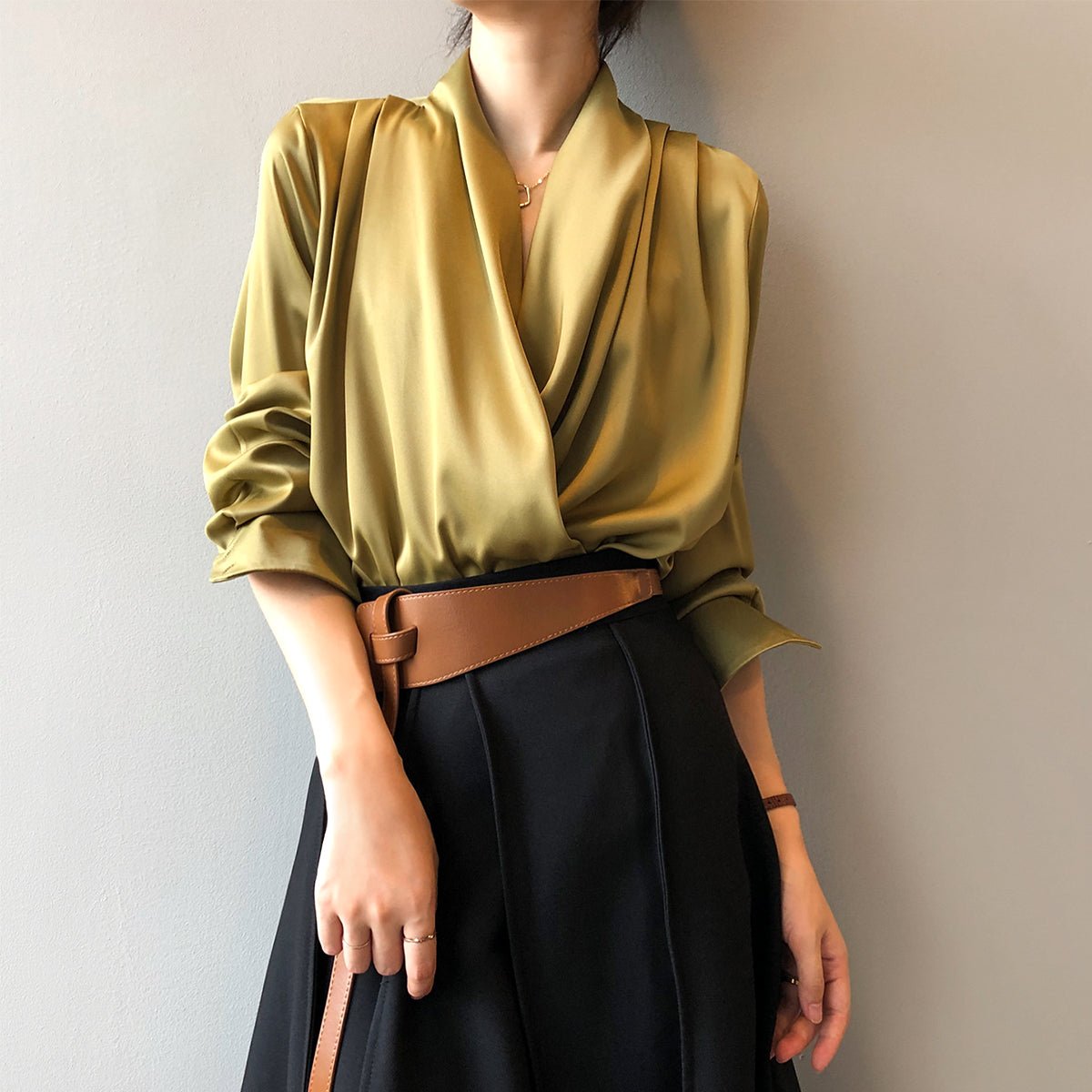 Chloe - Marie Satin Summer Blouse - Infinityloyal