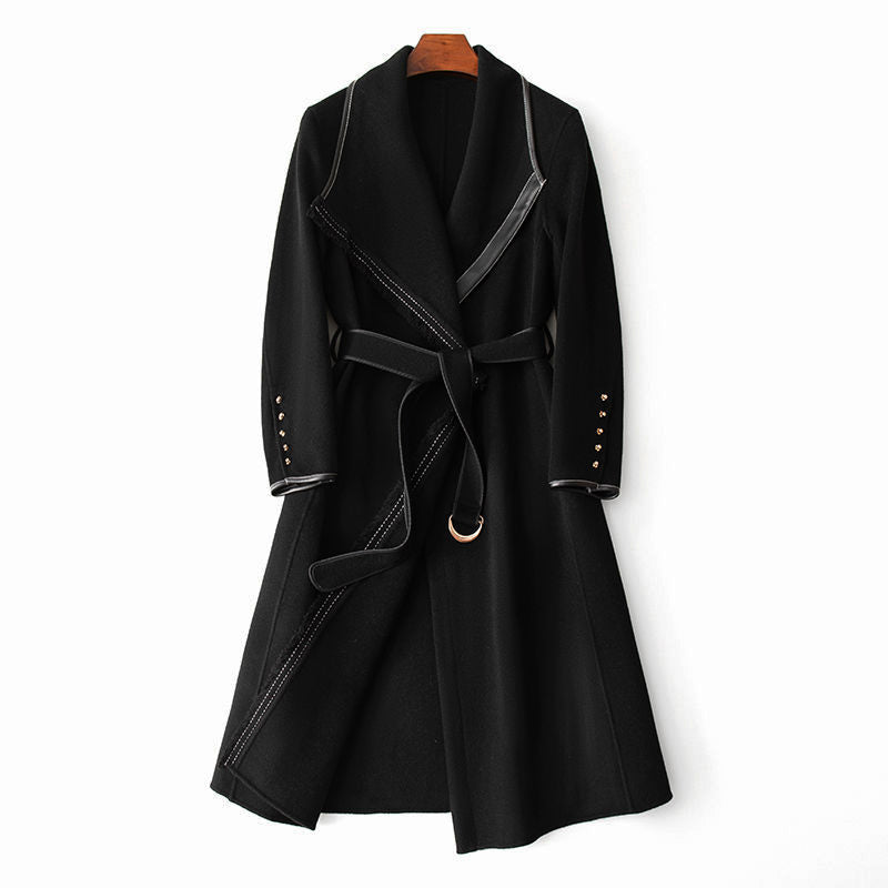 Claire Laurent Rouge Woolen Coat - Infinityloyal