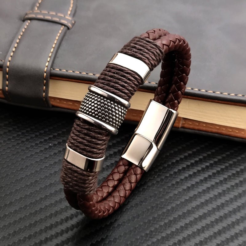 Cyprus Vintage Leather Bracelet - Infinityloyal