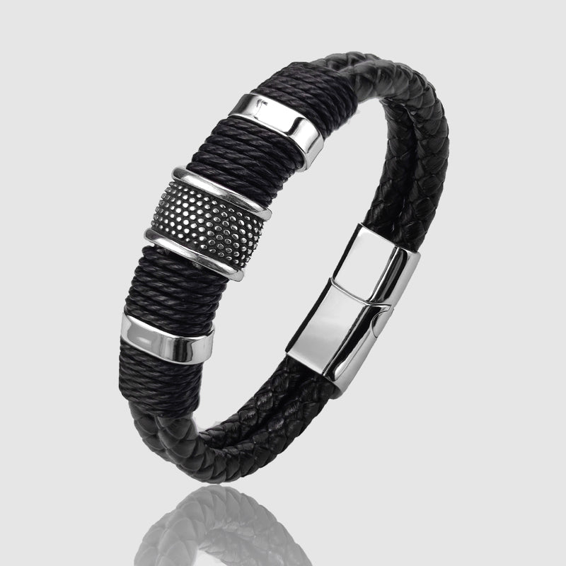 Cyprus Vintage Leather Bracelet - Infinityloyal