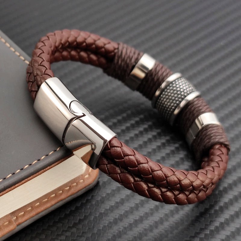 Cyprus Vintage Leather Bracelet - Infinityloyal