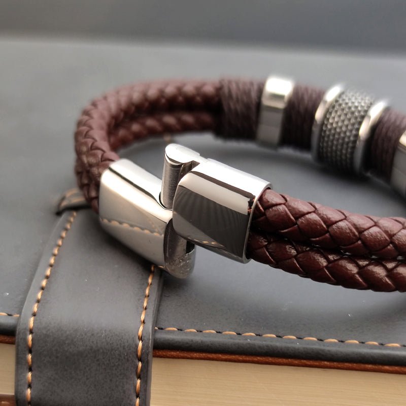 Cyprus Vintage Leather Bracelet - Infinityloyal