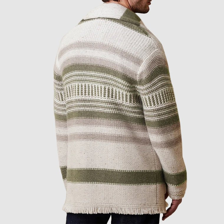 Daniel Hall Vintage Striped Cardigan - Infinityloyal
