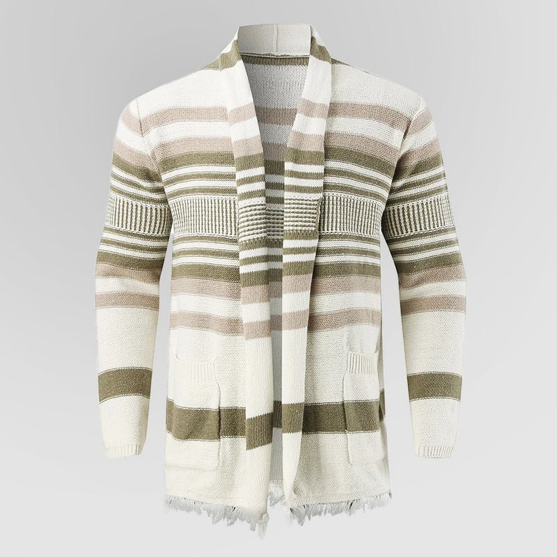 Daniel Hall Vintage Striped Cardigan - Infinityloyal