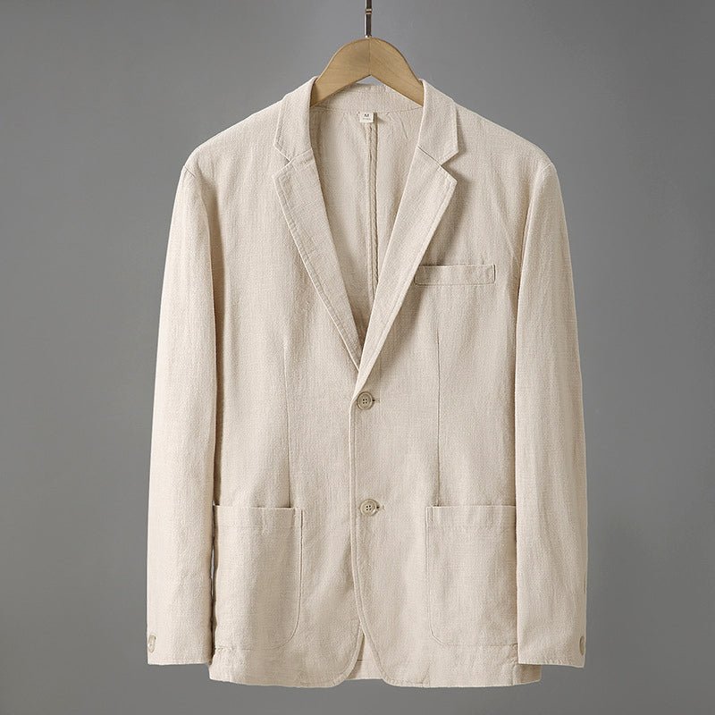 Executive Signature Linen Blazer - Infinityloyal