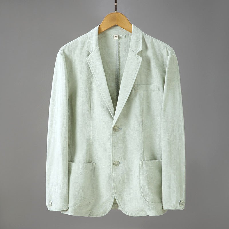 Executive Signature Linen Blazer - Infinityloyal