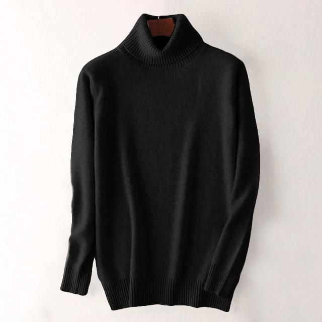 Fera Leo Cashmere Turtleneck Sweater - Infinityloyal
