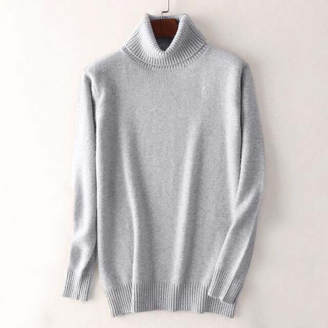 Fera Leo Cashmere Turtleneck Sweater - Infinityloyal